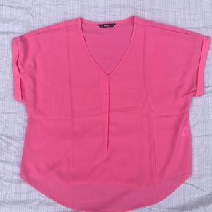 Women’s bright pink blouse XL